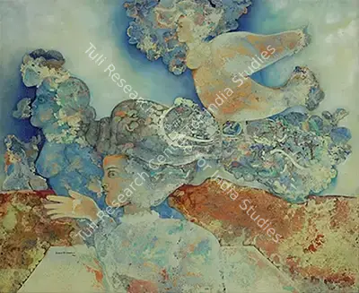 Sakti Burman (Artist), Untitled, 1975, Painting