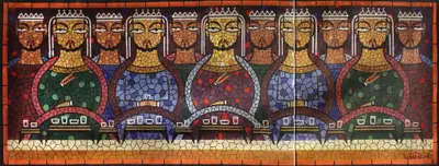 Jamini Roy (Artist), Last Supper, Painting