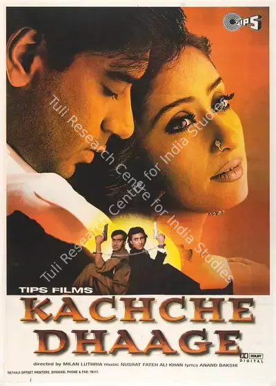 Kumar S. Taurani (Producer), Kachche Dhaage, 1999, Full Sheet Poster