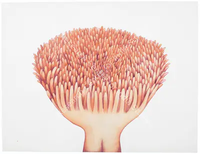 Minal Damani (Artist), Flower, 2008, Painting