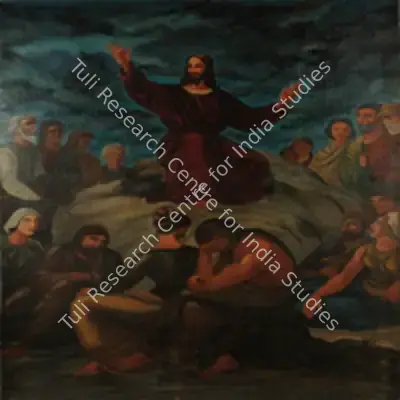 Rajan Kakkanadan (Artist), Biblical Series, 1951, Painting