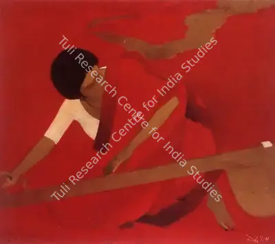 N.S. Bendre (Artist), Music, 1969, Painting