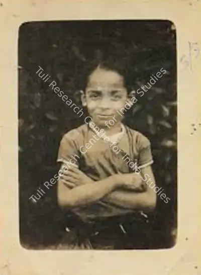 Unknown (Photographer). A photograph of Ritwik as a child from the Ghatak family collection. | Photographic Still | Photography | 00457517