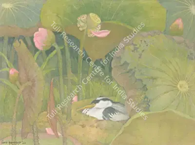 Amol Chakladhar (Artist), Jungle of Lotus, Painting