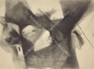 Lalu Prasad Shaw (Artist), Untitled, 1977, Drawing