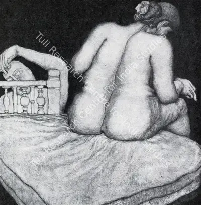 Jogen Chowdhury (Artist), Life II, 1976, Painting
