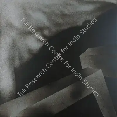 Broota, Rameshwar (Artist). Man 2000 Series. Oil on canvas with use of razor blade, 2000 | Painting | FineArts | 00371611