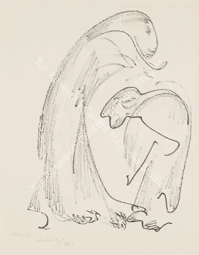 Amar Sehgal (Artist), Untitled, 1977, Drawing