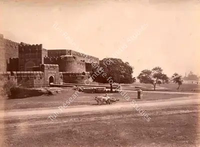 John Edward Sache (Photographer), Agra Fort, 1875, Antiquarian Photograph