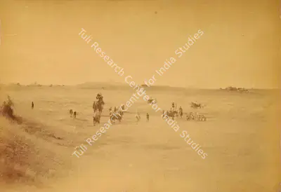 Lala Deen Dayal (Photographer), Ready to start for Cheeta Hunt, 1889, Antiquarian Photograph