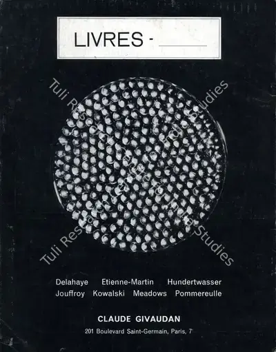 Peter Townsend (Editor), Studio International, 1967, Journal