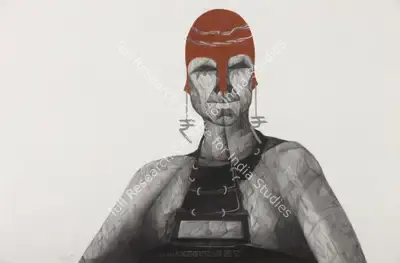 P.N. Chaturvedi (Artist), The Lady, 2010, Painting