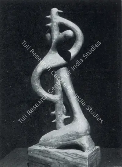 Dhanraj Bhagat (Artist), Musician, 1954, Sculpture