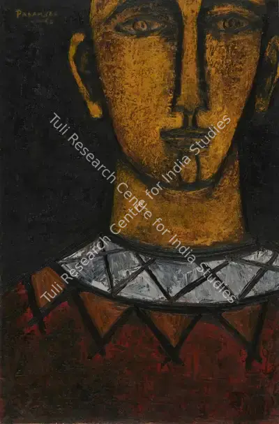 Akbar Padamsee (Artist), Head, 1962, Painting