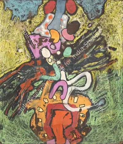 Ahmed Parvez (Artist), Untitled, 1976, Painting