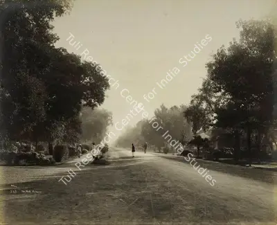 Randolph Bezzant Holmes (Photographer), The Mall, Peshawar, Antiquarian Photograph