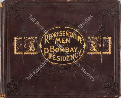 John Houston (Editor), Representative Men of the Bombay Presidency, 1897, Edited Antiquarian Book
