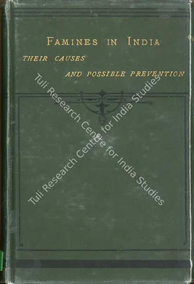 A. Lukyn Williams (Author), Famines in India, 1876, Antiqurian Authored Book