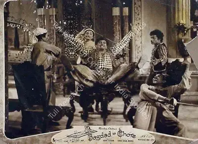 Ram Kumar (Producer), Bagdad Ka Chor, 1955, Lobby Card