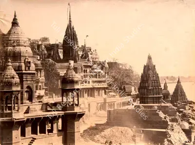 John Edward Sache (Photographer), Benares, 1875, Antiquarian Photograph