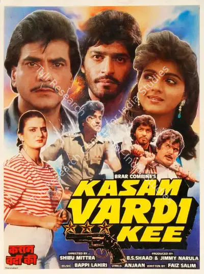 Jimmy Nirula (Producer), Kasam Vardi Kee, 1989, Song-Synopsis Booklet