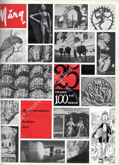 Anand, Mulk Raj (General Editor) and Geeti Muzaffar Ali (Assistant Editor). Marg - 100th issue - Appreciation of Indian Art. 25(4). Bombay: Mulk Raj Anand, September 1972 | Magazine | FineArts | 00760261