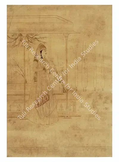 M.A.R. Chughtai (Artist), Untitled (Lady), Painting