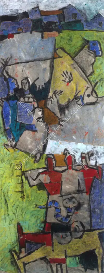 Ramkumar (Artist), Untitled, 1956, Painting