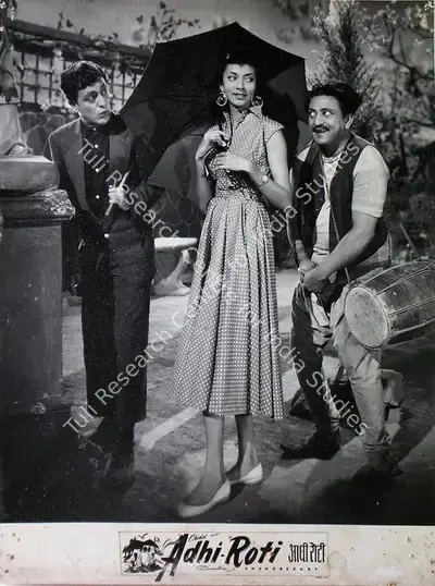 Vallabh Chokshi (Producer), Adhi Roti, 1957, Lobby Card
