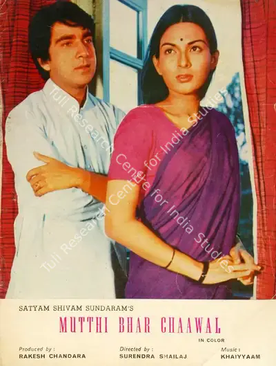 Rakesh Chandara (Producer), Mutthi Bhar Chaawal, 1975, Song-Synopsis Booklet