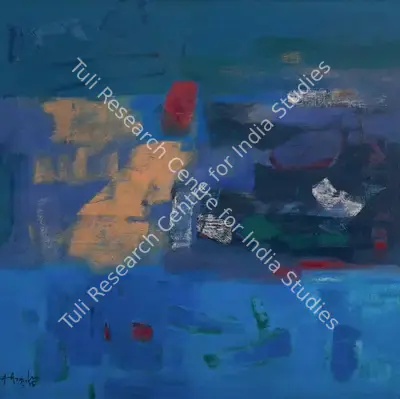 K.M. Adimoolam (Artist), Terra-Incognita, 2005, Painting