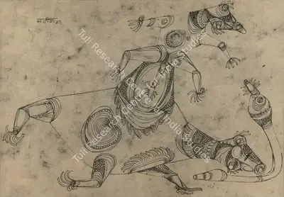 Satish Gujral (Artist), Untitled, 1967, Drawing