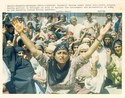 Meraj (Photographer), Del02: Kashmir: Srinagar, India: 13July90, 1990, Contemporary Photograph