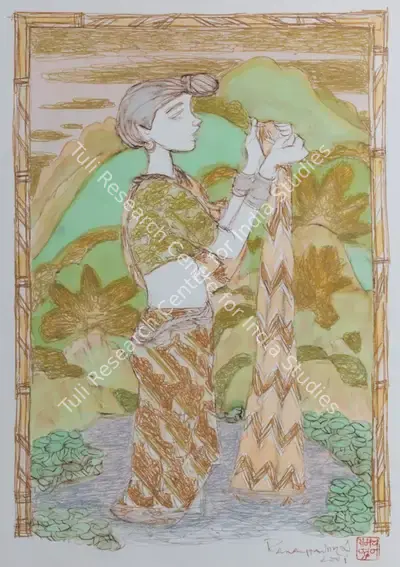 A. Ramachandran (Artist), Untitled, 2001, Painting