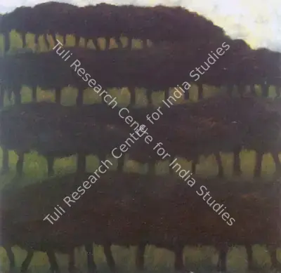 Paramjit Singh (Artist), Landscape, 1985, Painting