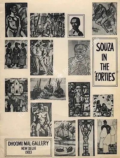 Souza, F.N. (Artist). Souza in the Forties - A Rare, Retrospective Exhibition of the Paintings and Drawings Done by Francis Newton Souza. New Delhi: Dhoomimal Gallery, 1983 | Solo Exhibition Catalogue  | 00882788