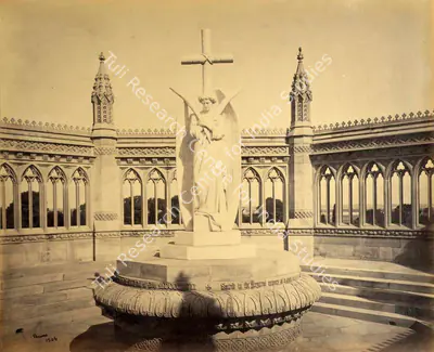 Samuel Bourne (Photographer), Memorial Well from inside, Kanpur, 1865, Antiquarian Photograph