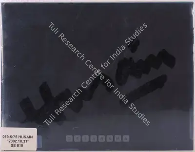M.F. Husain (Artist), M. F. Husain, 2002, Solo Exhibition Catalogue