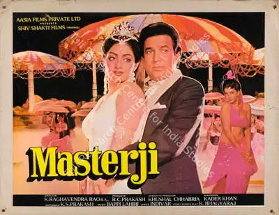 R.C. Prakash (Producer), Masterji, 1985, Lobby Card