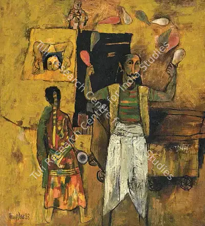 Arup Das (Artist), Untitled, 1993, Painting
