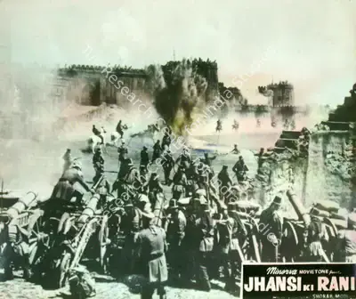 Sohrab Modi (Producer), Jhansi Ki Rani, 1953, Lobby Card