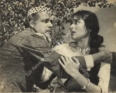 V. Babasaheb (Cinematographer), Gunga Jamuna, 1961, Photographic Still