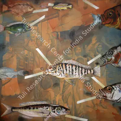 Barun Chowdhury (Artist), Anarchy, 2007, Painting