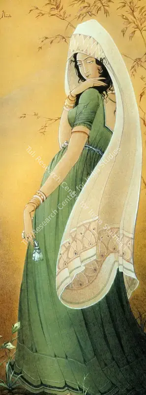 M.A.R. Chughtai (Artist), Untitled, Painting
