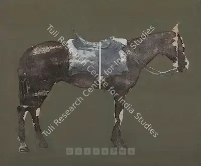 Nataraj Sharma (Artist), Study for Vapi Horse, 2012, Painting