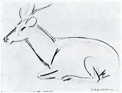 George Claessen (Artist), Sambar, Drawing