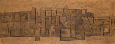 Ramkumar (Artist). Untitled. Oil on board, early 1960s | Painting | FineArts | 00337285