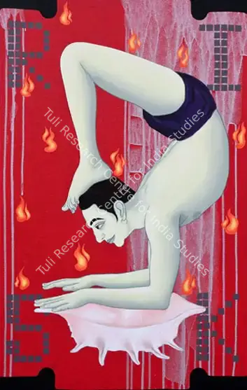 Birendra Pani (Artist), Risk, 2006, Painting