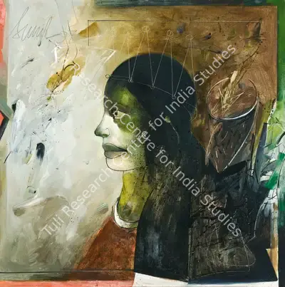 Das, Sunil (Artist). Untitled, 1997 | Painting, Ch.NeY/27.03.24, 2024 · Christie's