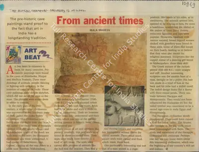 Mala Mahesh (Reporter), From Ancient Times, 2002, Newspaper Clipping